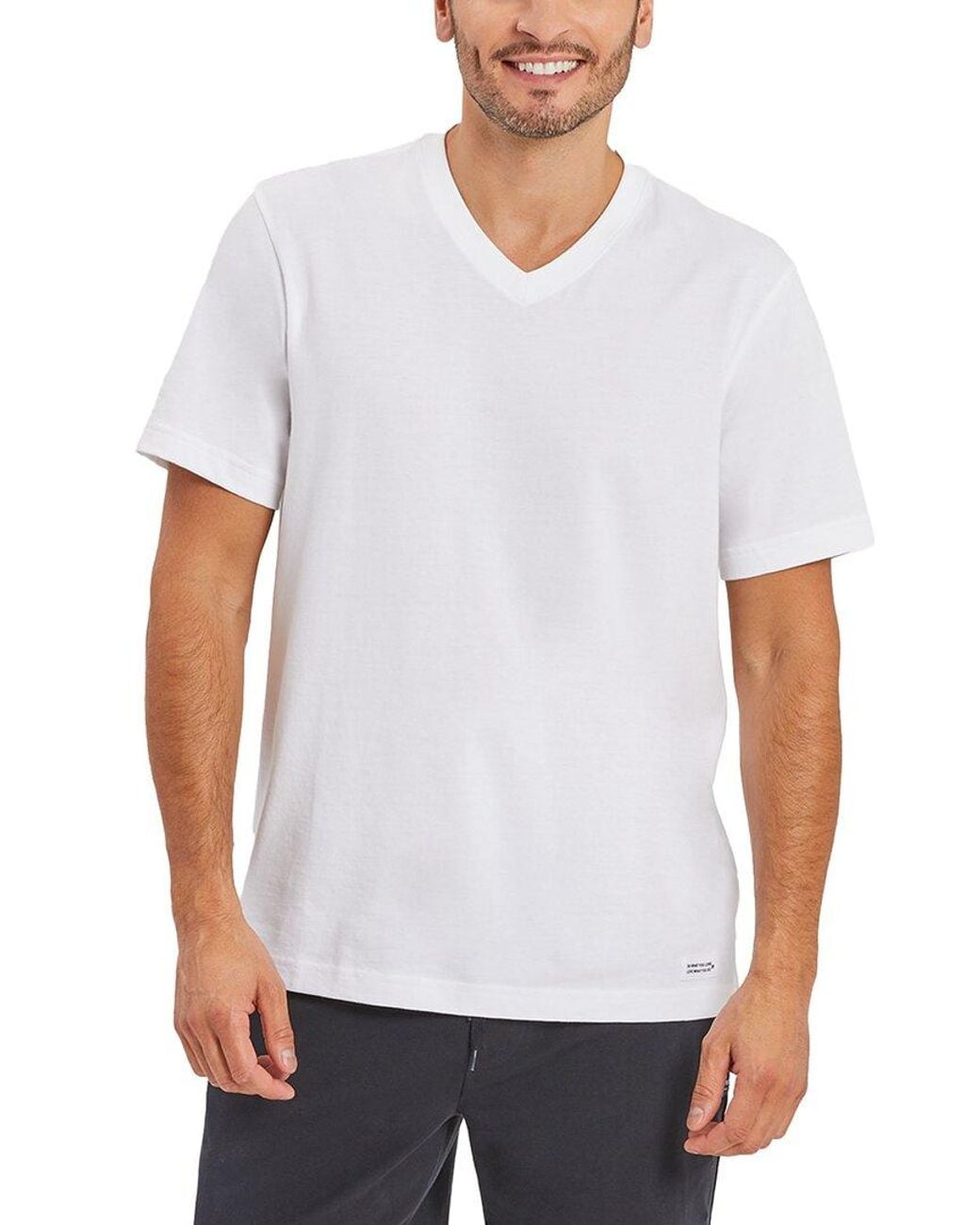 Life Is Good. White Crusher T-Shirt for men