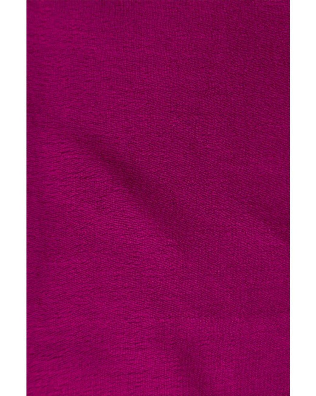Saachi Purple Cashmere & Silk-blend Scarf