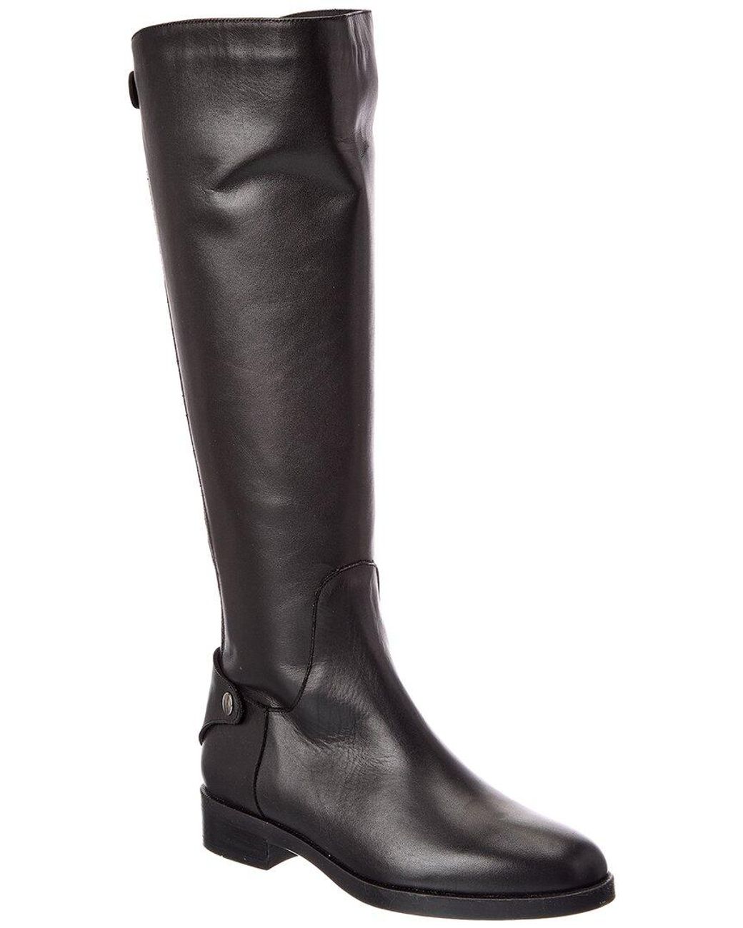 Aquatalia Black Rebekah Leather Boot