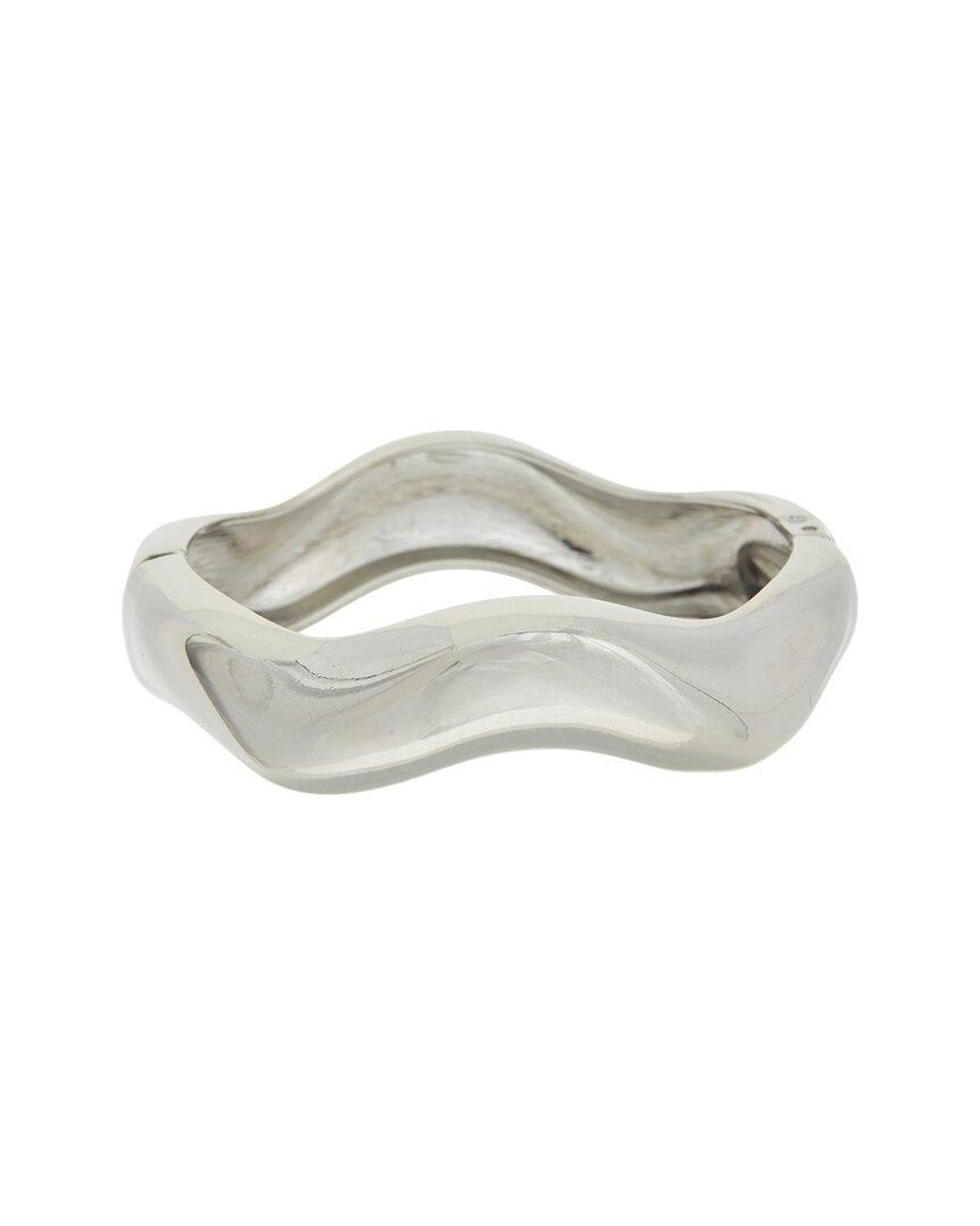 Juvell White 18K Plated Bangle Bracelet