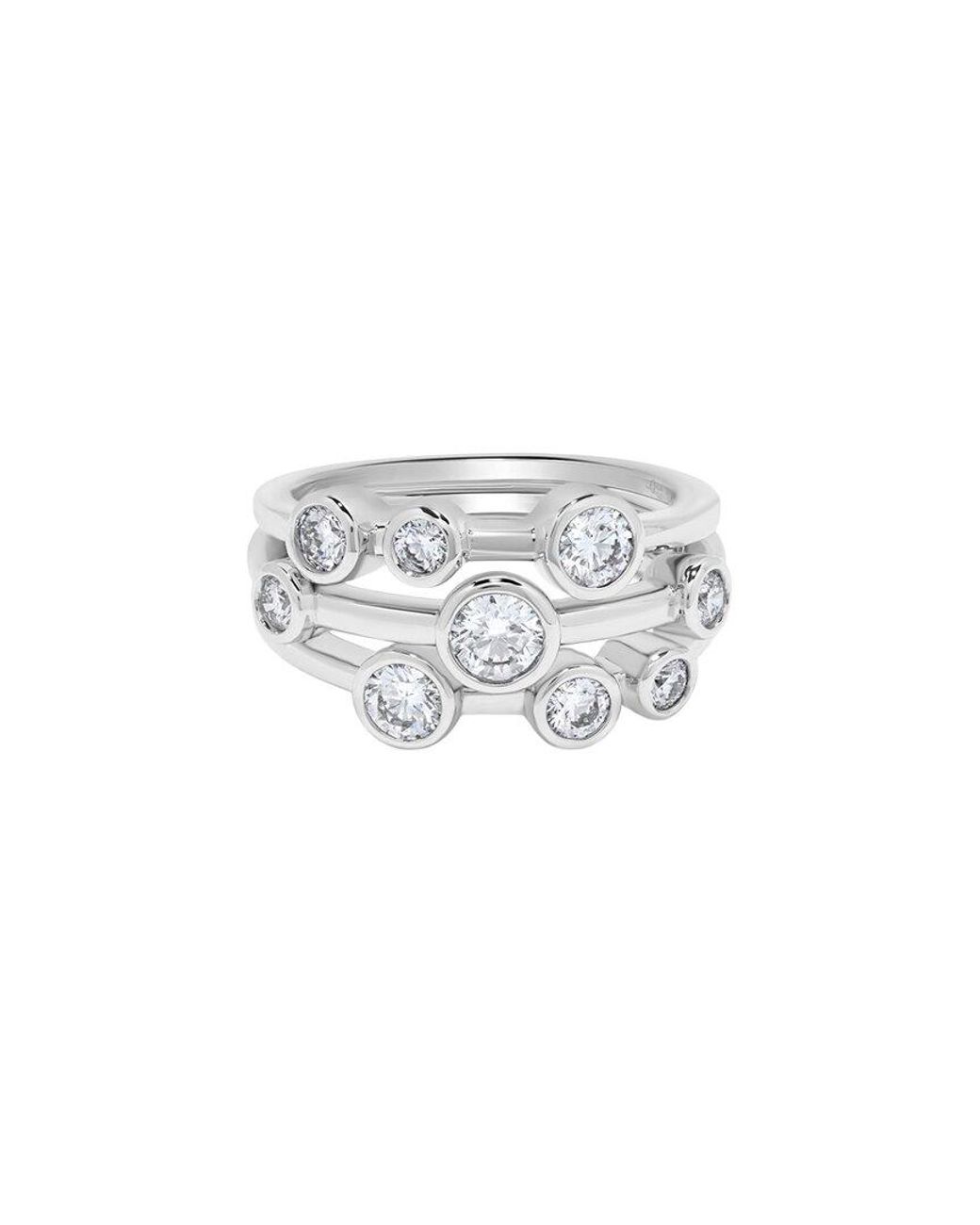 H.J. Namdar White 14K 0.99 Ct. Tw. Diamond Layer Ring