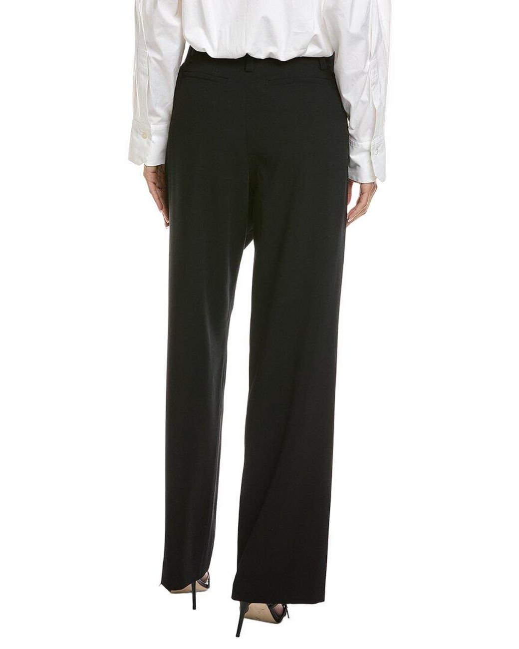 A.L.C. Black Liam Wool-Blend Pant