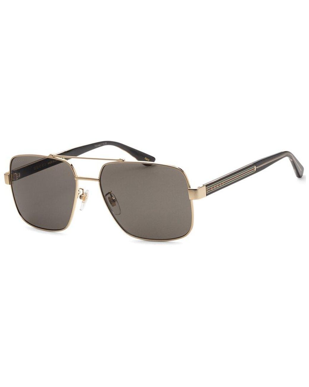 Gucci GG0529S 60mm Sunglasses in Gold (Metallic) | Lyst