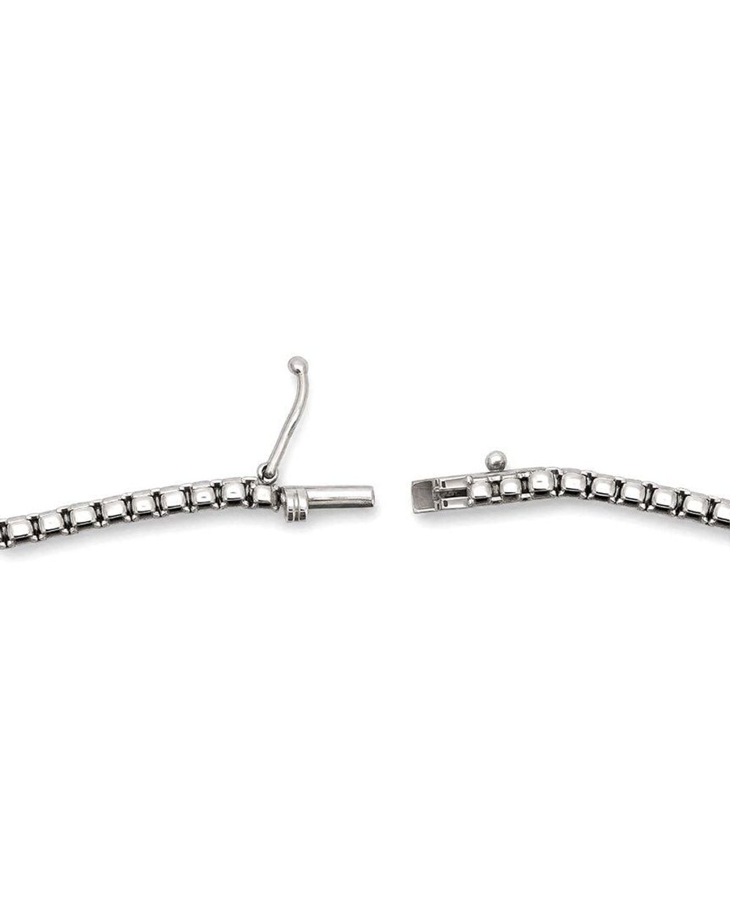 Prince Diamond & Jewelry Metallic 14K 4.60 Ct. Tw. Diamond Tennis Necklace