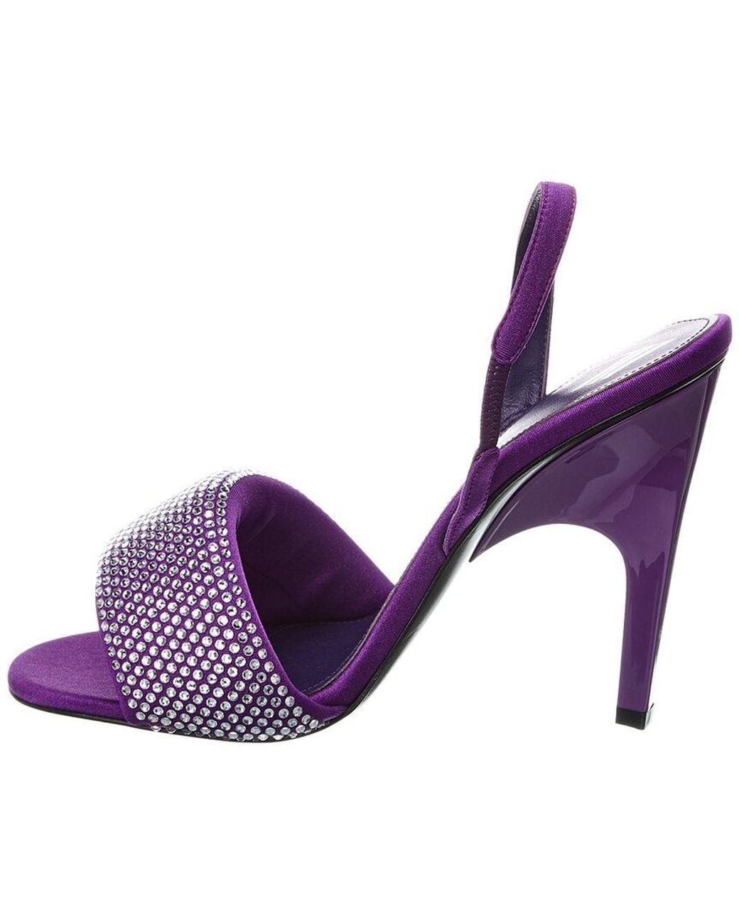 The Attico Purple Rem 105 Slingback Sandal