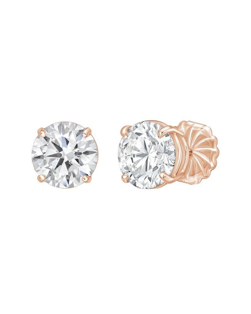 Diana M White Diana M. 14K 2.00 Ct. Tw. Lab-Grown Diamond Earrings