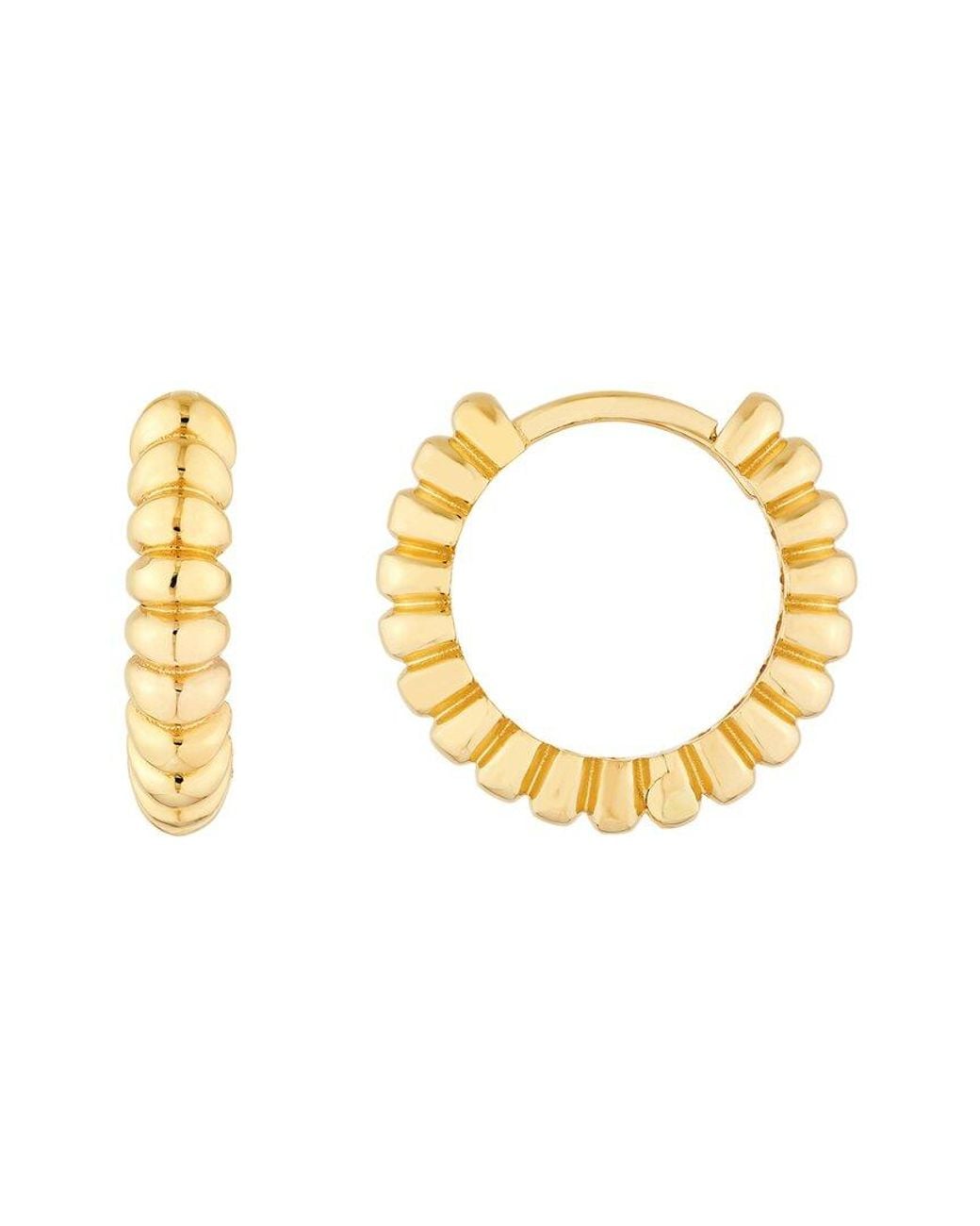 HAWLEY ST Metallic 14K Earrings