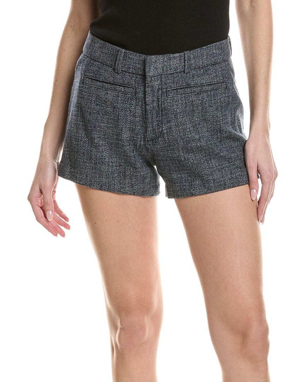 DL1961 Gray Zoie Wool-Blend Everblue Short