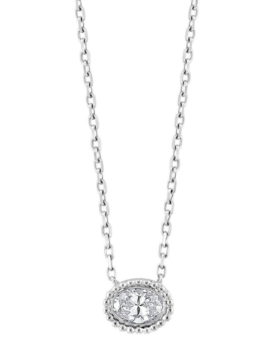 Effy Fine Jewelry White 14K 0.35 Ct. Tw. Diamond Necklace