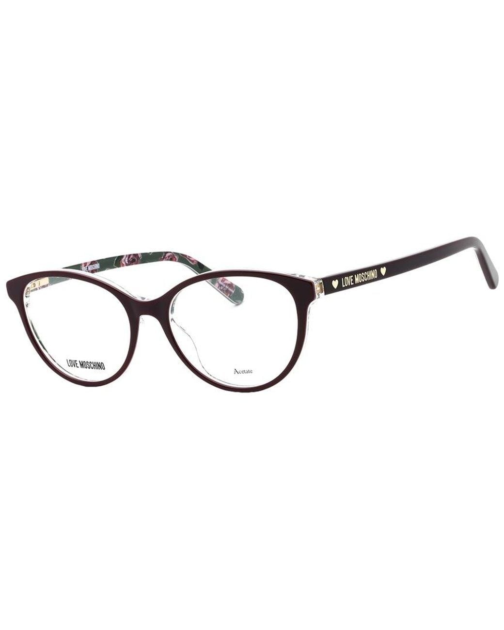 Moschino Brown Mol525 52Mm Optical Frames
