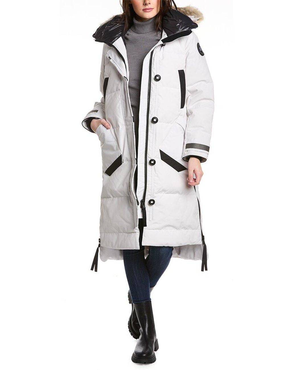 Canada Goose Aldridge Black Label Down Parka in White | Lyst Canada