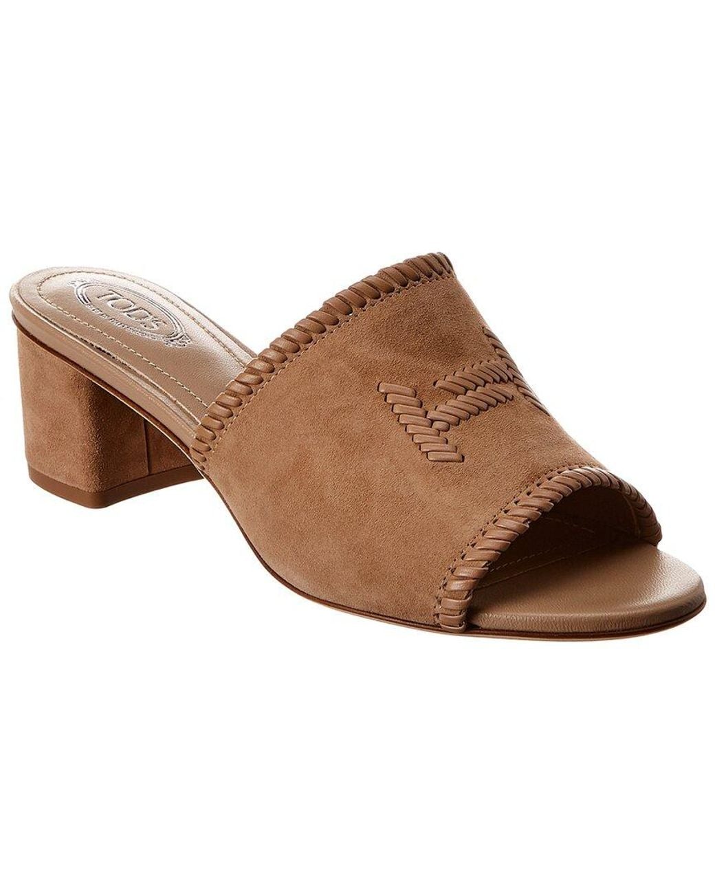 Tod's Brown Suede Mule