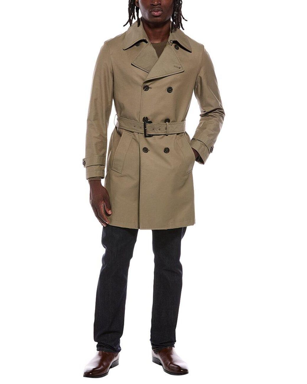 Canali Natural Trench Coat for men