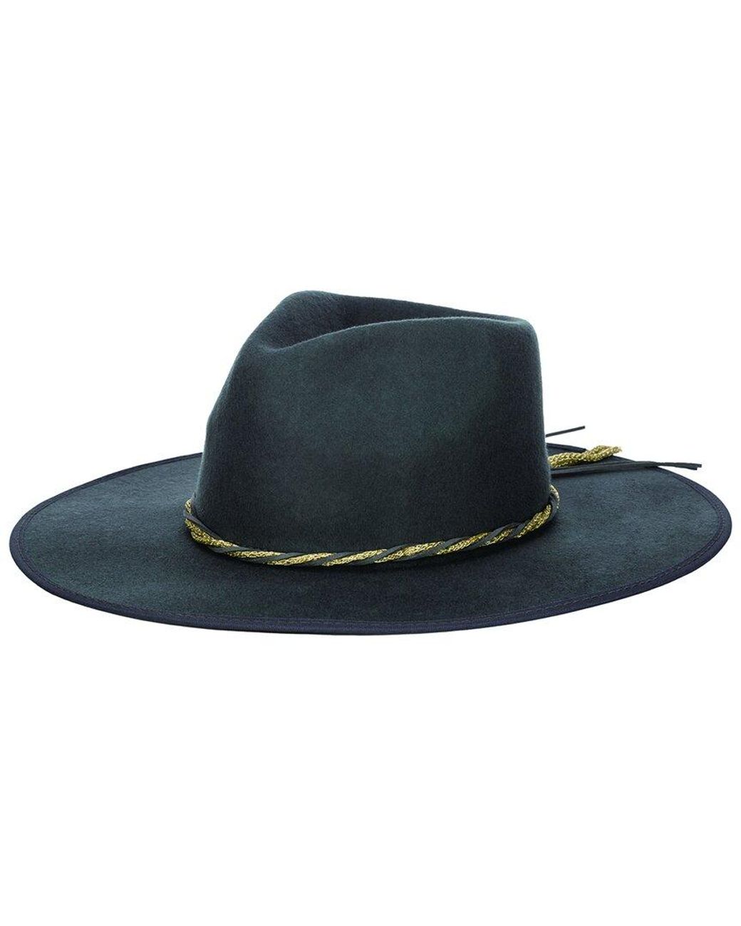 San Diego Hat Blue Rush Wool Fedora