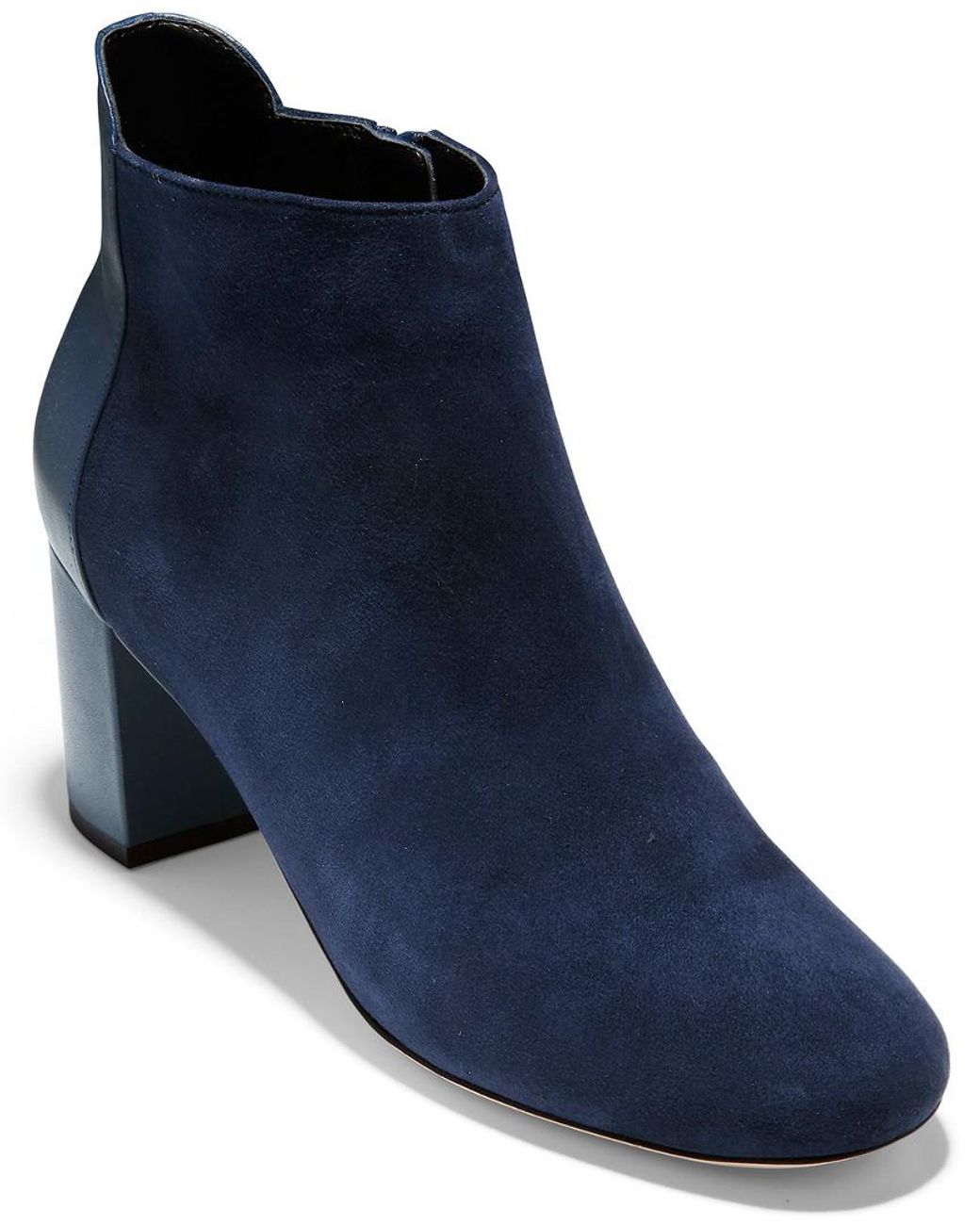cole haan blue suede boots