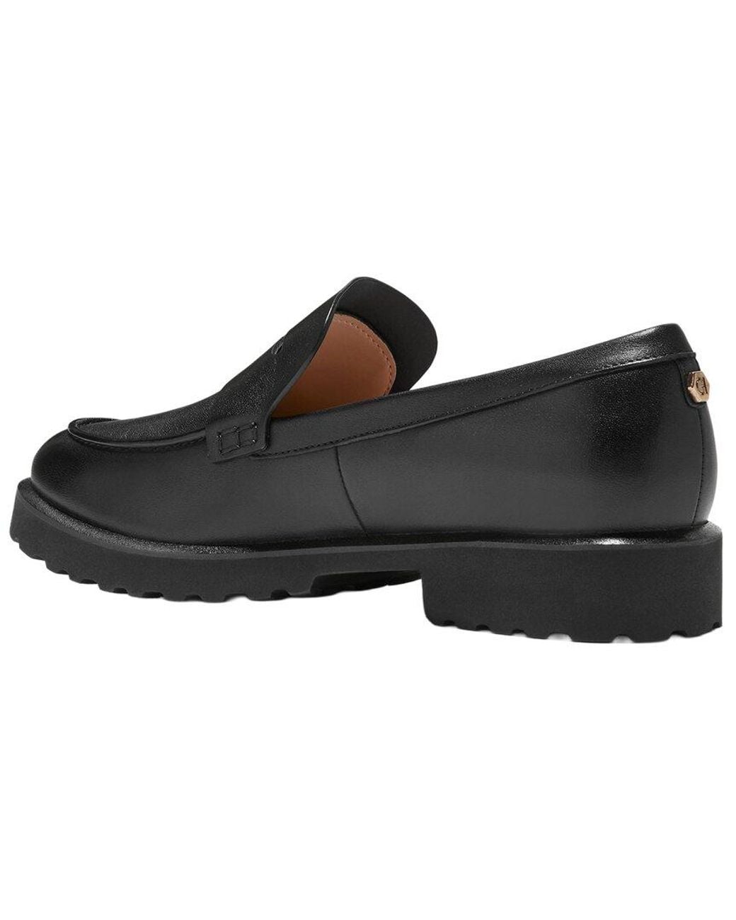 Cole Haan Black Gwendolyn Leather Penny Loafer