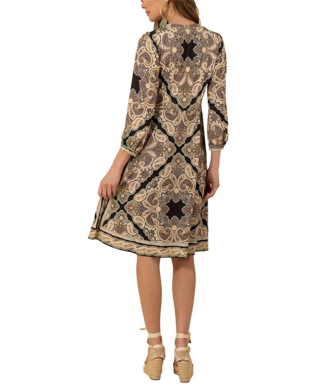 Hale Bob Natural Zariyah Midi Dress