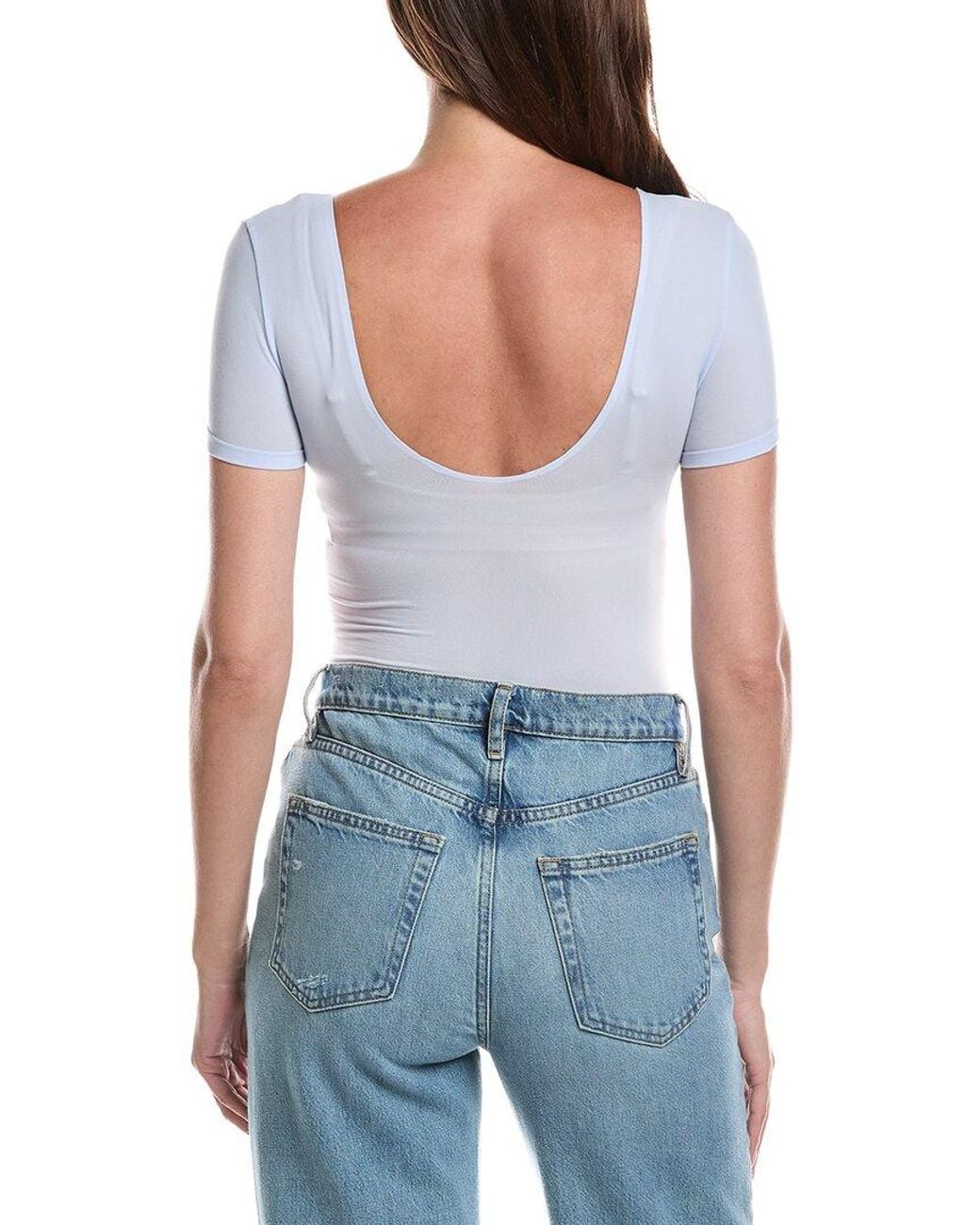 Commando Blue Commando Bb Cap Sleeve Bodysuit