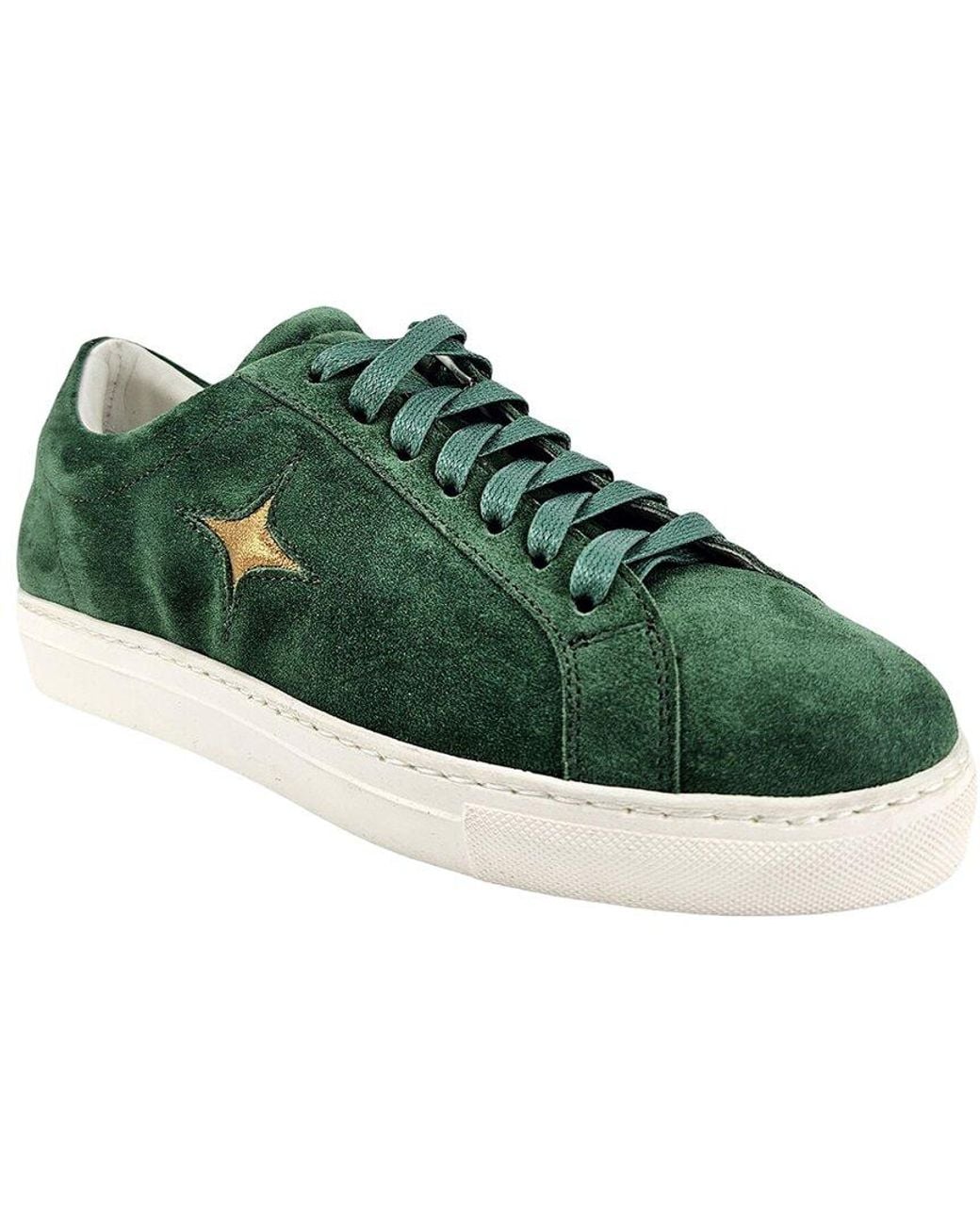 Madison Maison Green Sirius Star Suede Sneaker