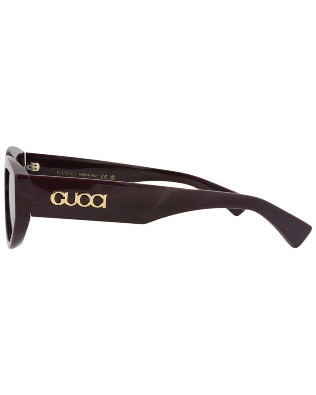 Gucci Blue 55Mm Sunglasses