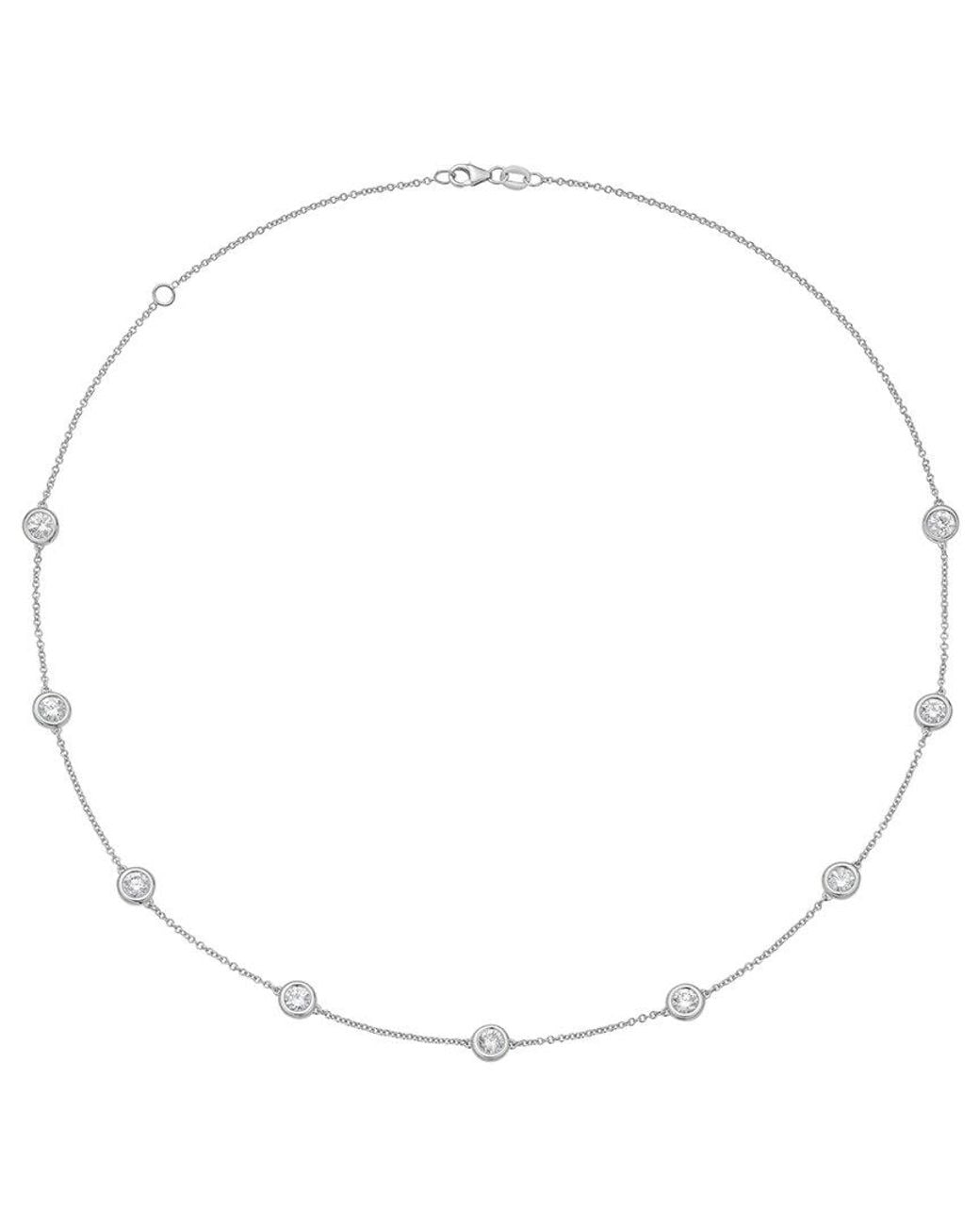 Diana M Natural Diana M. 14K 3.00 Ct. Tw. Lab-Grown Necklace