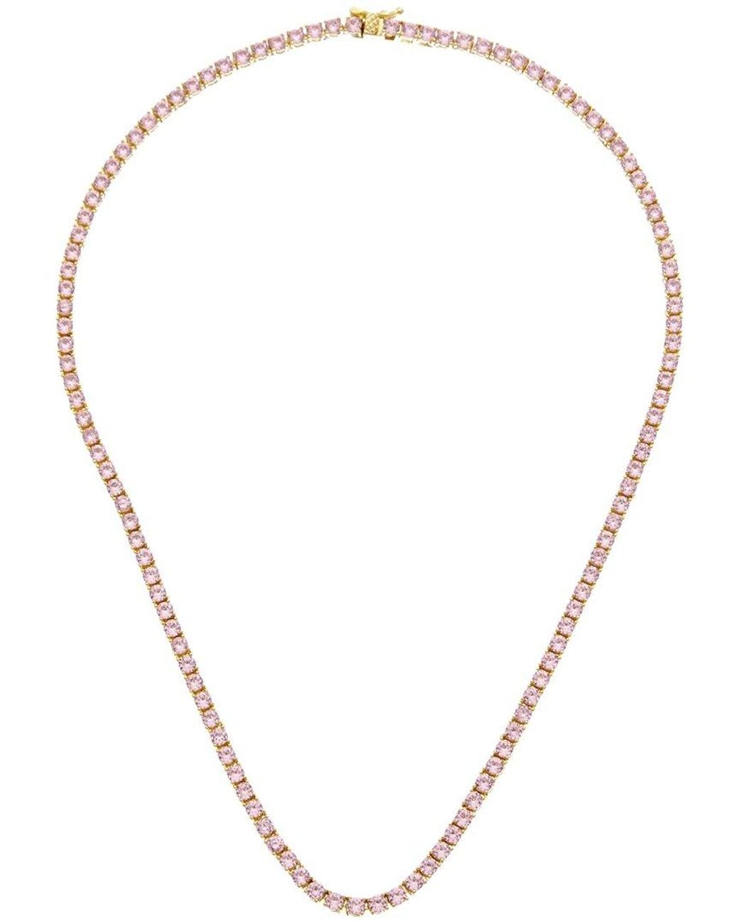 Juvell Metallic 18K Plated Topaz Necklace