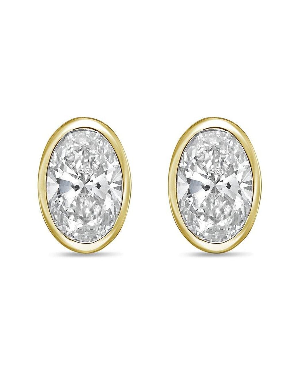 Diana M White Diana M. 14K 2.50 Ct. Tw. Lab-Grown Diamond Stud Earrings