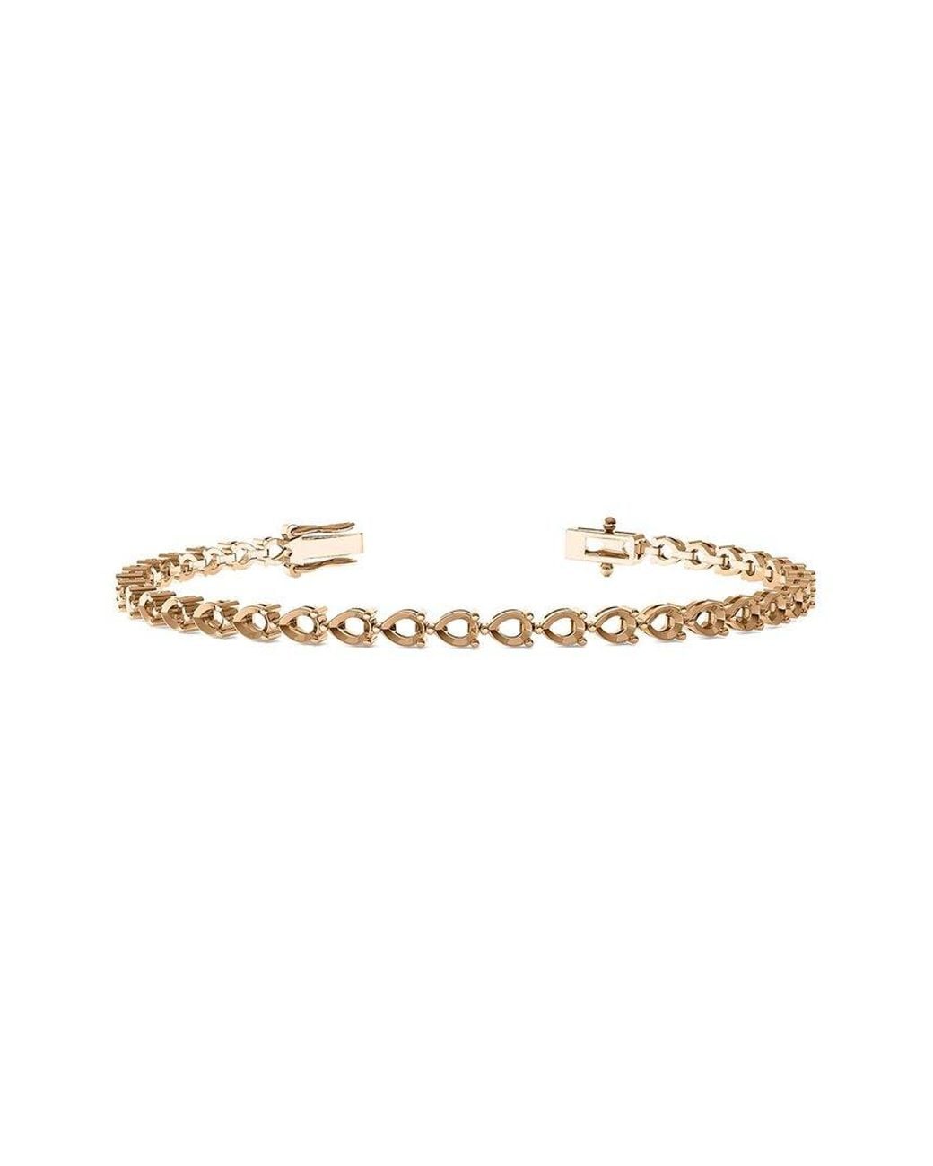 Lab Grown Diamonds White 14K Rose 16.50 Ct. Tw. Lab-Grown Diamond Bracelet