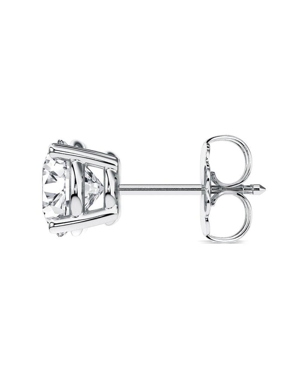Diana M Metallic Diana M. Fine Jewelry 14k 2.50 Ct. Tw. Lab Grown Diamond Studs
