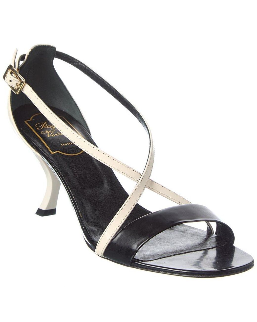 Roger Vivier Metallic Leather Sandal