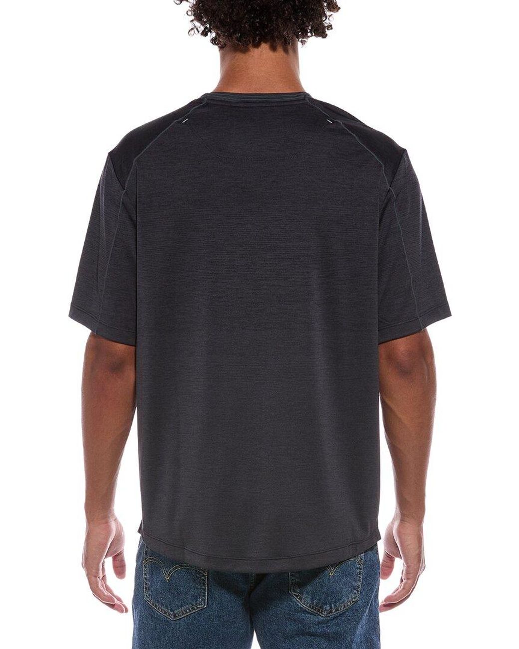 Tommy Bahama Black Oasis Fade Crew T-Shirt for men
