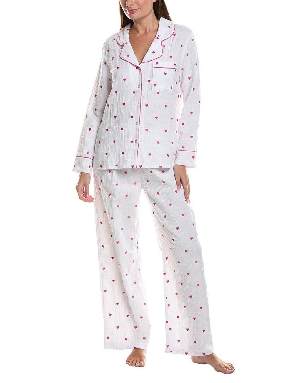 Splendid White 2Pc Lottie Love Gauze Set