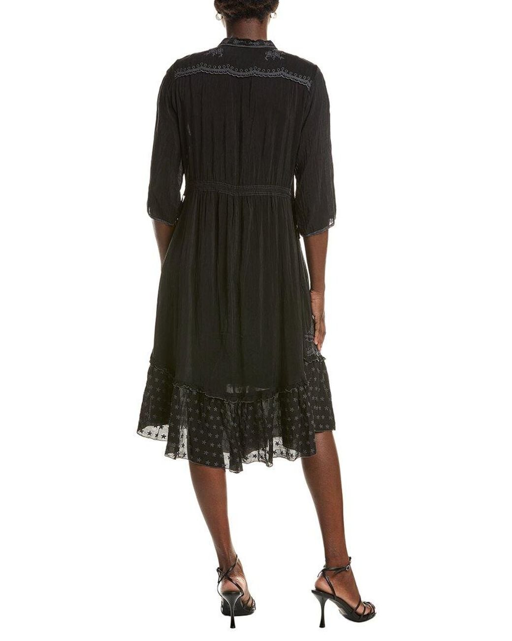 Johnny Was Black Western Vipiana Dress