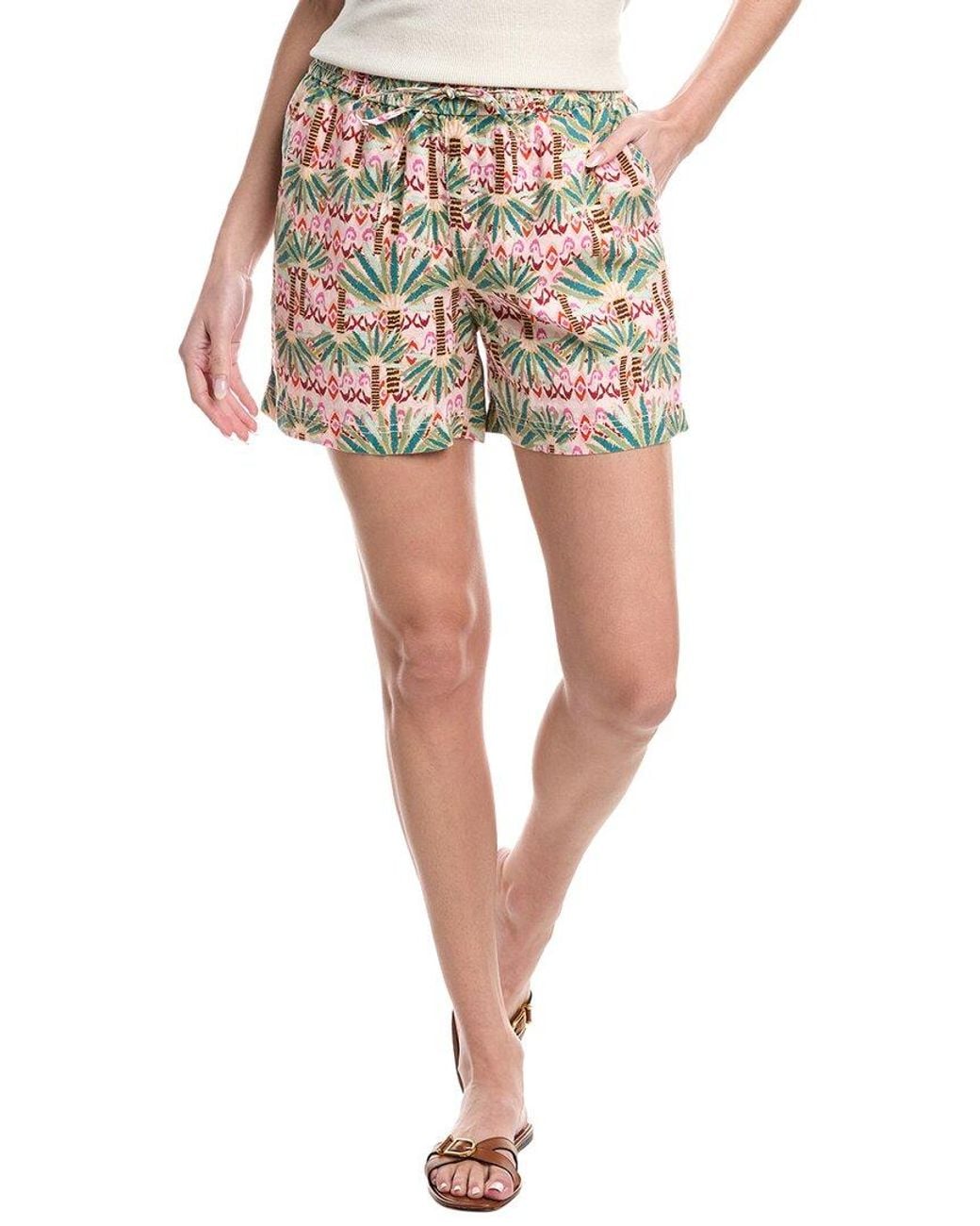 Tommy Bahama Red Palm Pointe Two Palms Linen Short