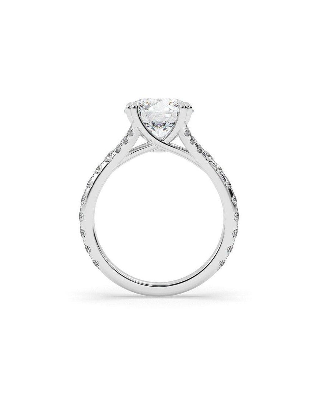 Lab Grown Diamonds White 14K 3.50 Ct. Tw. Lab-Grown Diamond Ring