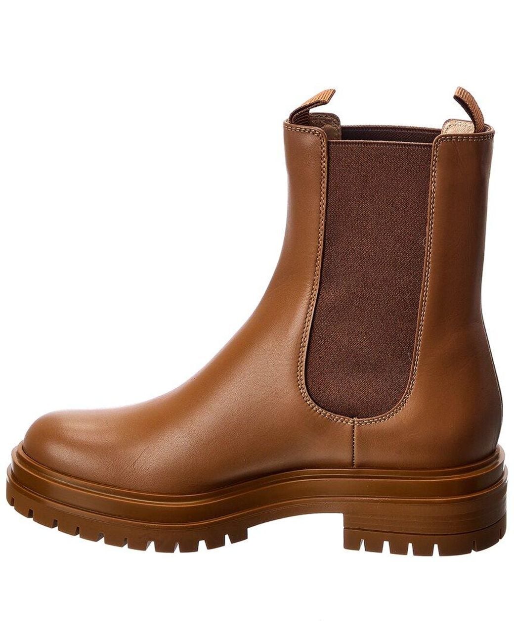 Gianvito Rossi Brown Chester Leather Boot