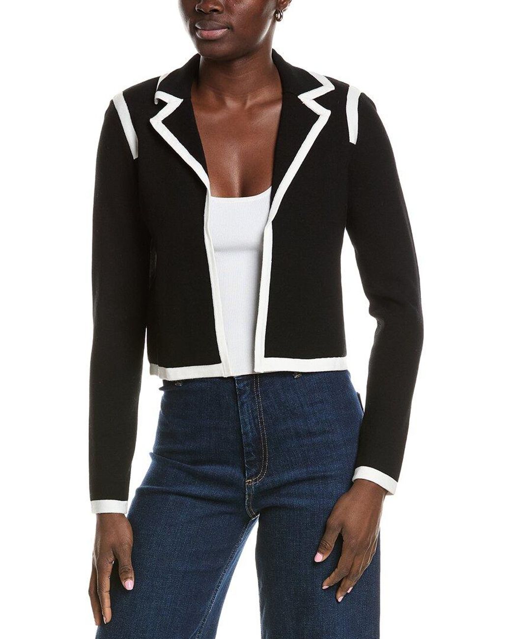 Minnie Rose Black Cropped Jacket