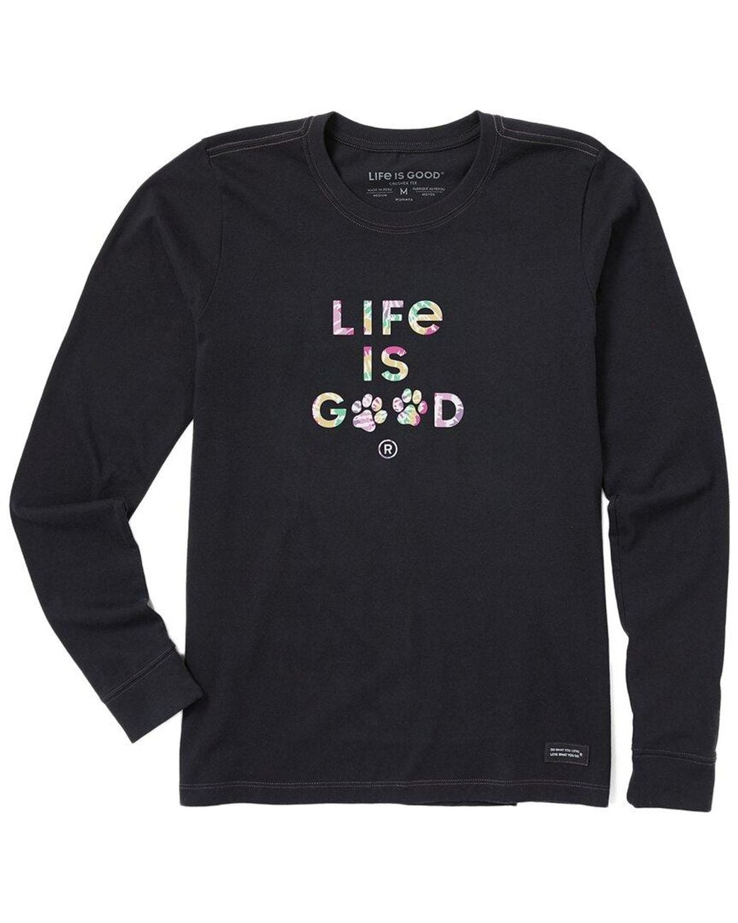 Life Is Good. Blue Crusher Long Sleeve T-Shirt