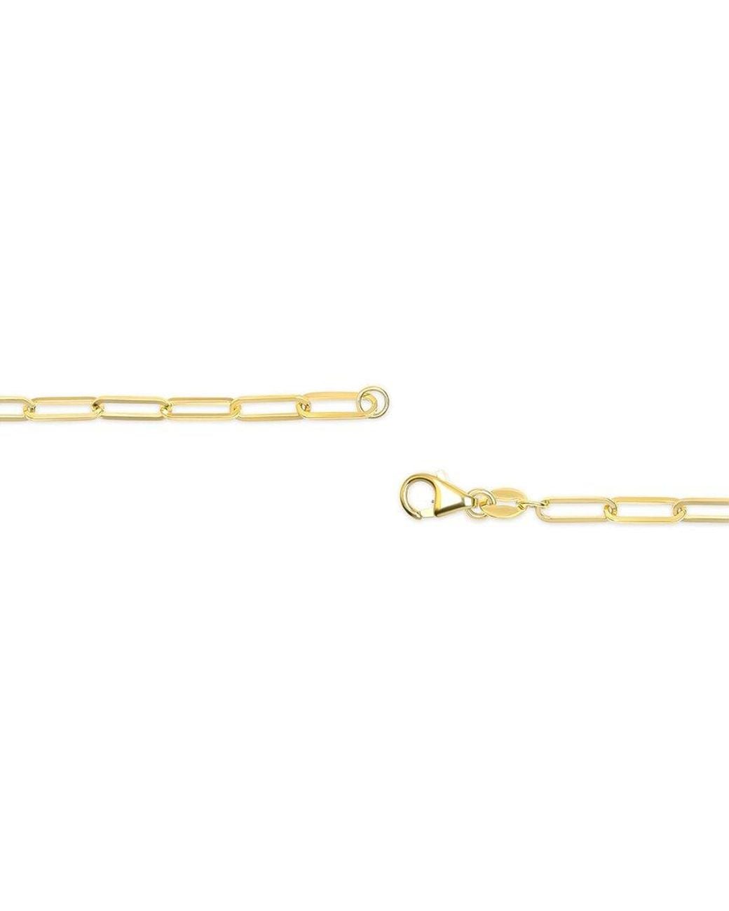 Haus of Brilliance Metallic 14K Chain Necklace for men