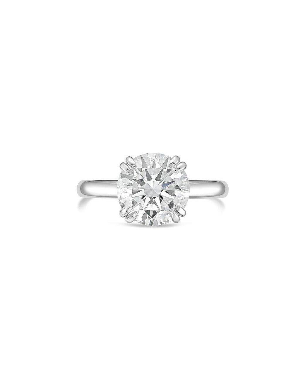 Diana M White Diana M. Platinum 10.00 Ct. Tw. Lab-Grown Diamond Solitaire Ring