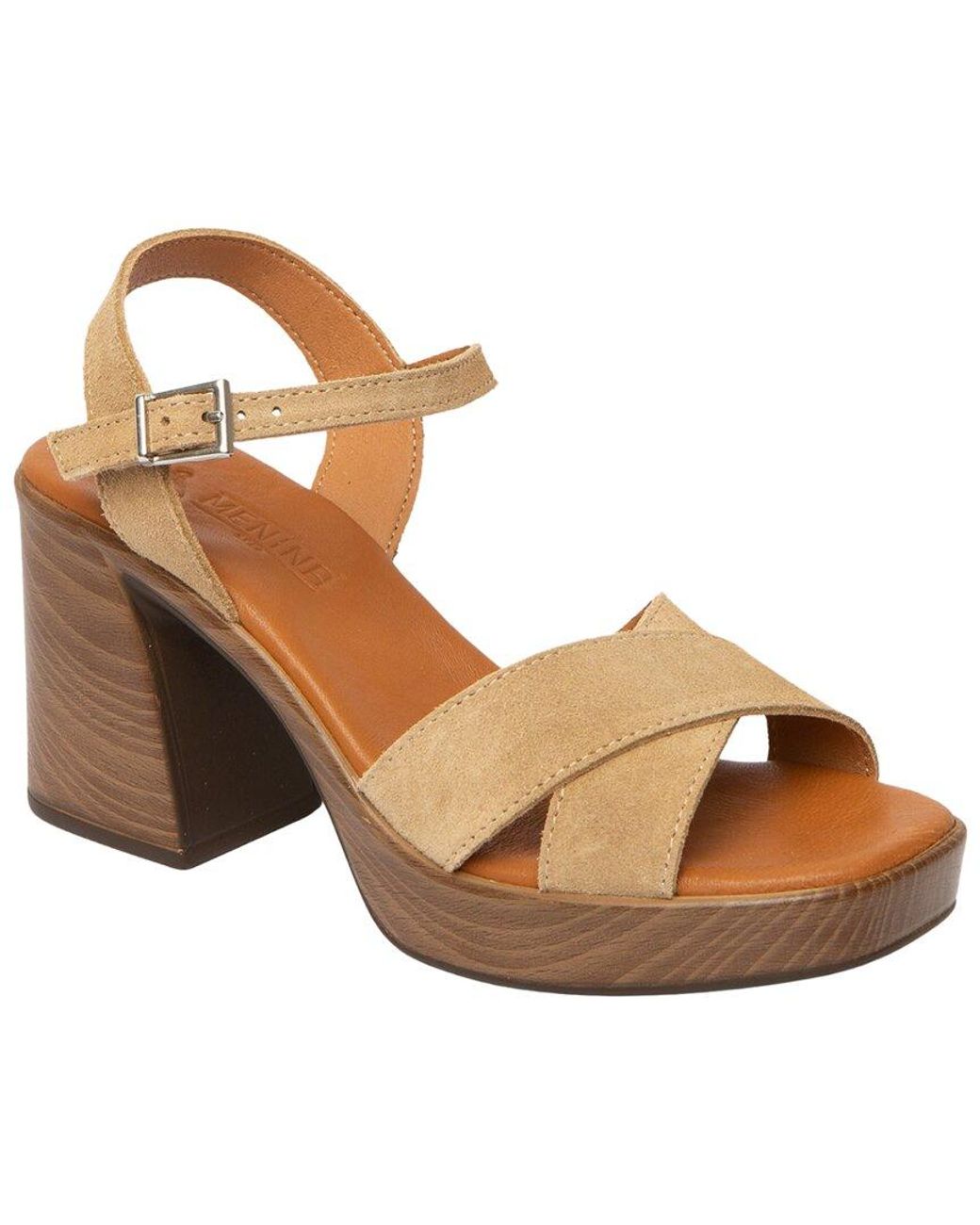Menina Step Brown Lena Suede Sandal