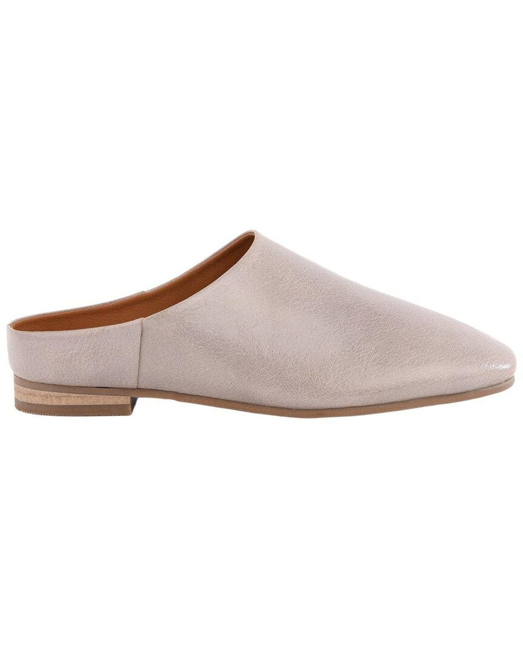 Seychelles White Napa Valley Leather Mule