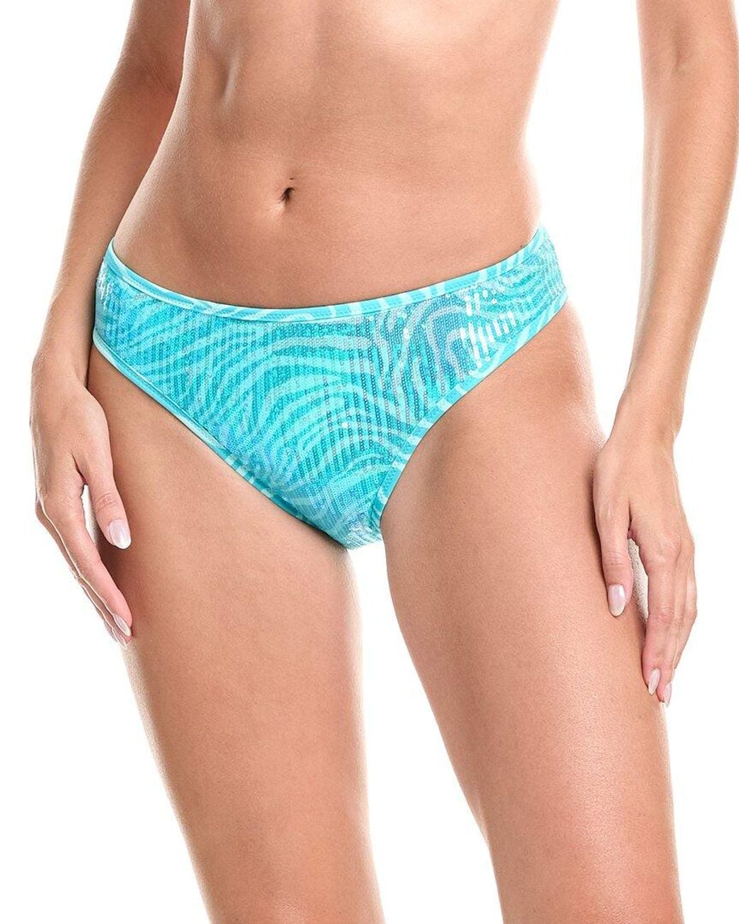 Vince Camuto Blue Sequined Bottom