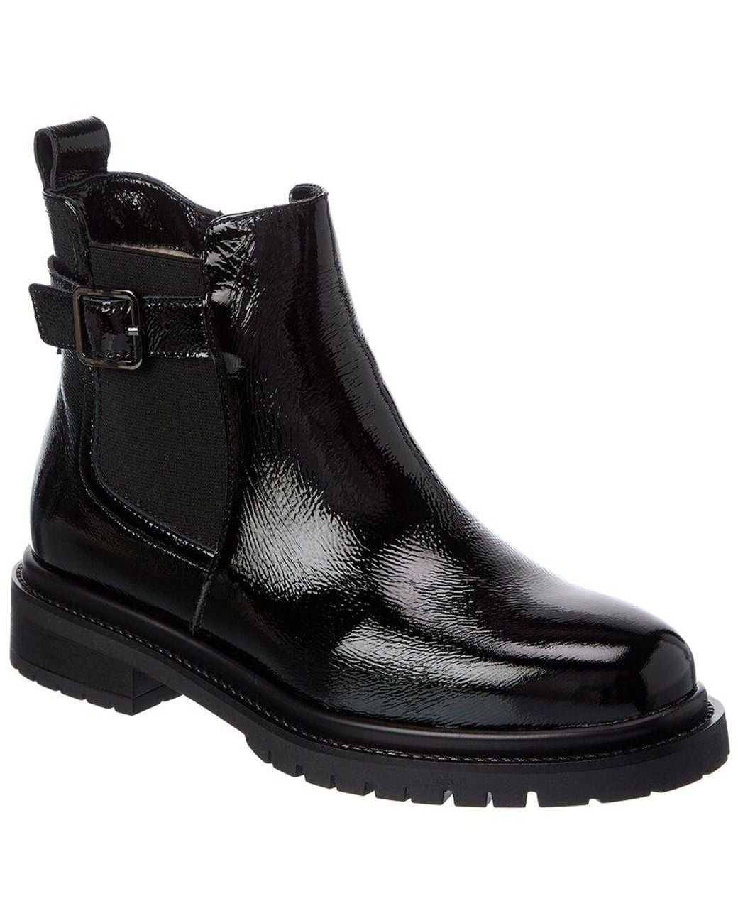 La Canadienne Black Web Patent Boot