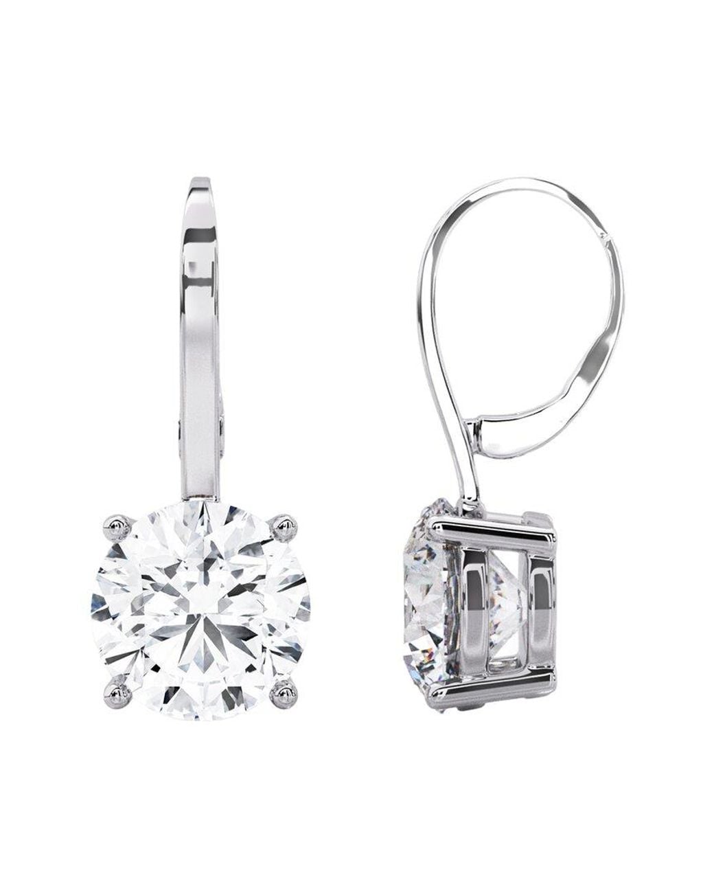 Lab Grown Diamonds White 14K 5.00 Ct. Tw. Lab-Grown Diamond Earrings