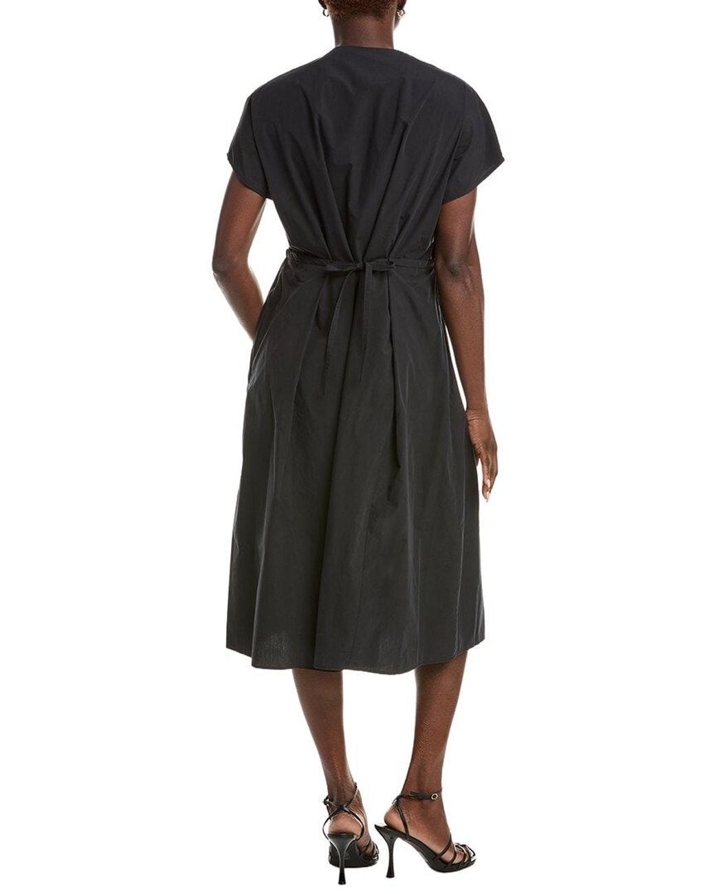 Max Mara Black Weekend Blasone Midi Dress