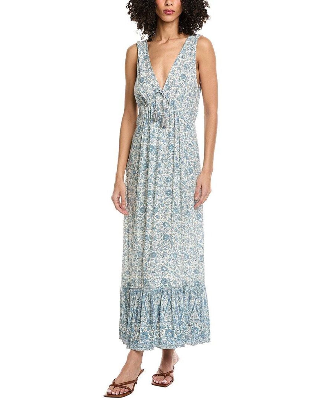 Faherty Brand Blue Eden Dress