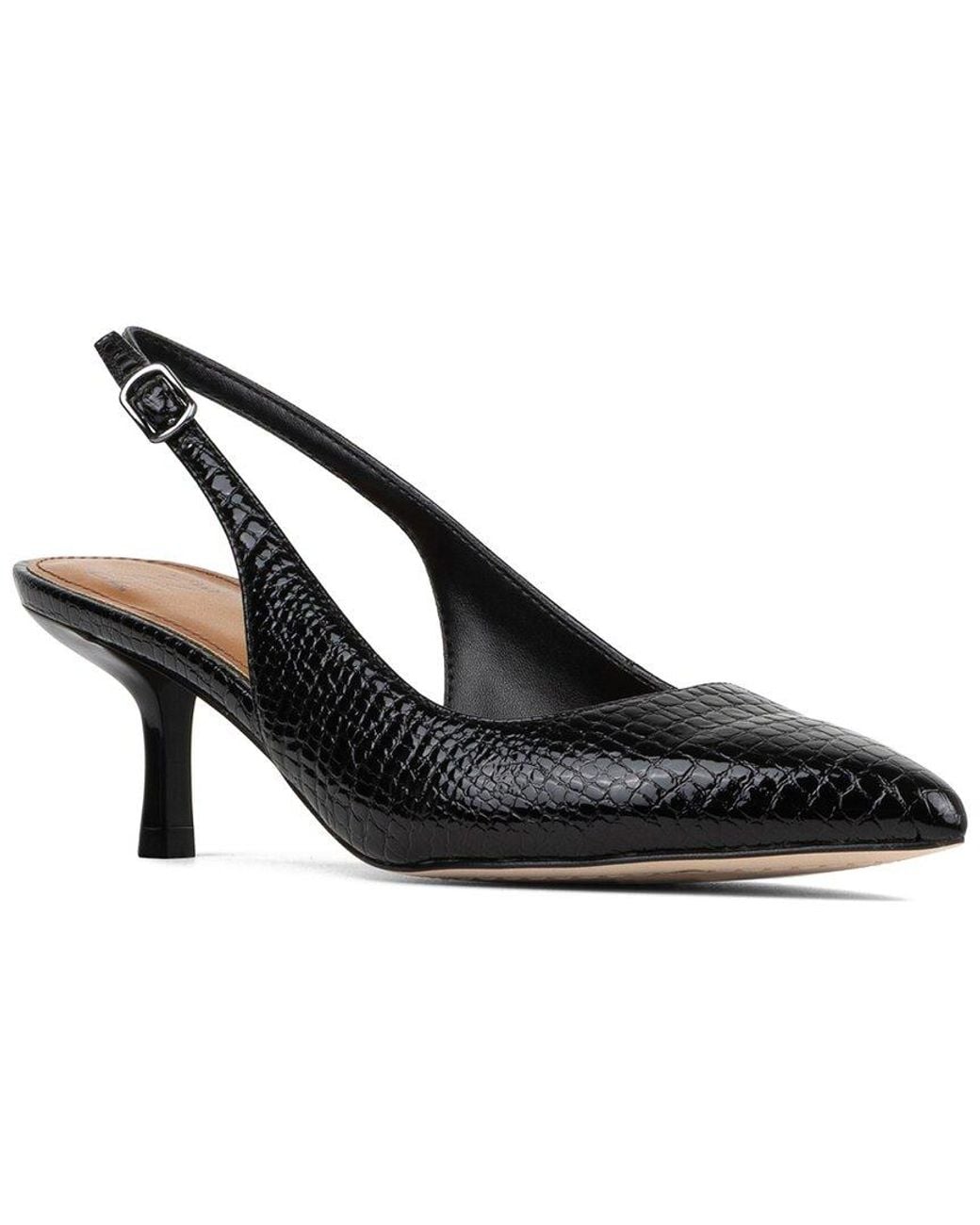 Donald J Pliner Black Casie Slingback