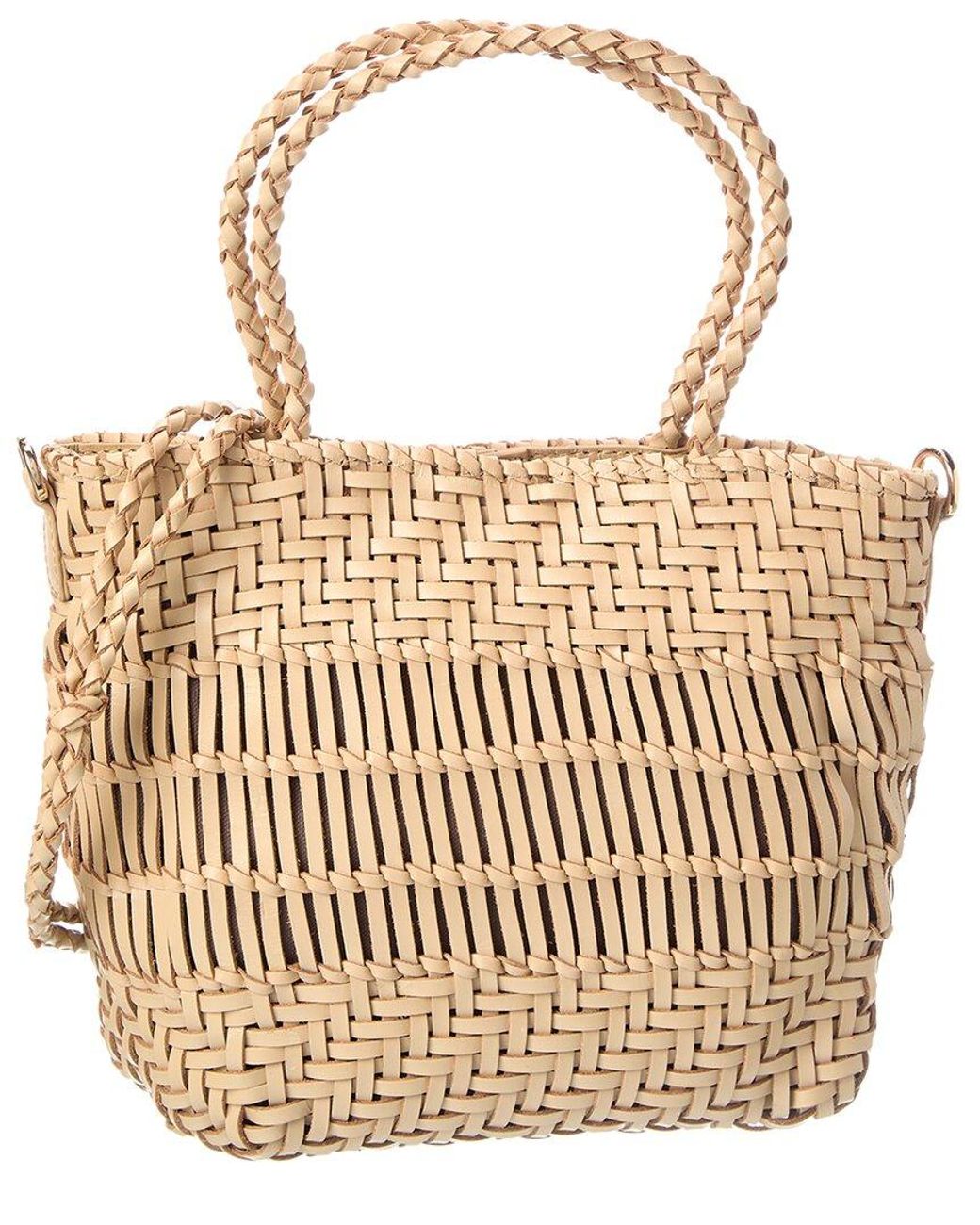 Rafe New York Brown Kaya Leather Tote