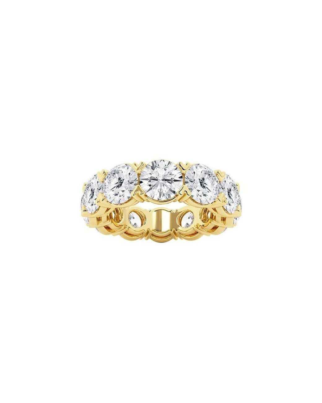 Lab Grown Diamonds White 14K 10.00 Ct. Tw. Lab Grown Diamond Eternity Ring